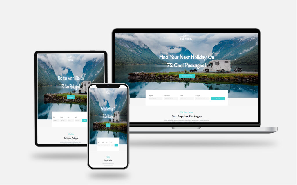 brandwebit Travel Agency Website​