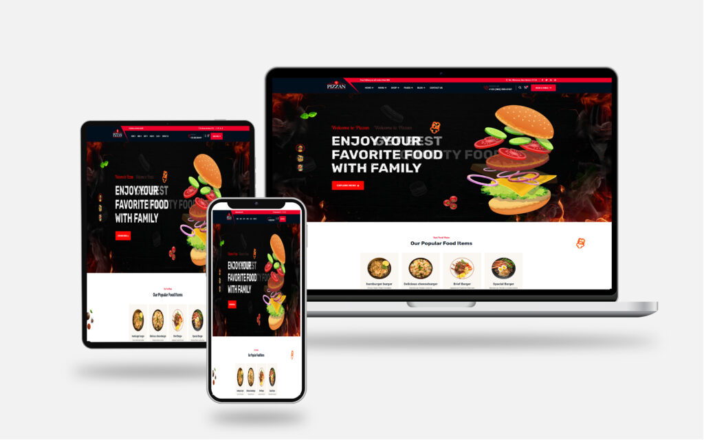 brandwebit restaurant website